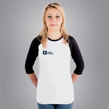 Fitted University of Nottingham Graduation 3/4 sleeve Baseball T-shirt