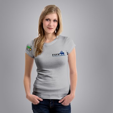 RVC Society Fitted T-shirt